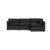 Kova Pillow Cushion L-Shape - Slate Performance Linen