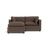 Kova Pillow Cushion Sofa 86" + Ottoman - Hazelnut Performance Boucl√©