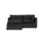 Kova Pillow Cushion Sofa 86" + Ottoman - Slate Performance Linen
