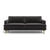 Lido Sofa 75" - Onyx Performance Velvet