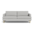 Lido Sofa 75" - Pearl Grey Performance Linen