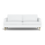 Lido Sofa 75" - White Sunbrella Linen