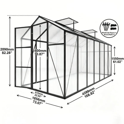 Gain Height Windproof house With Raised Base
