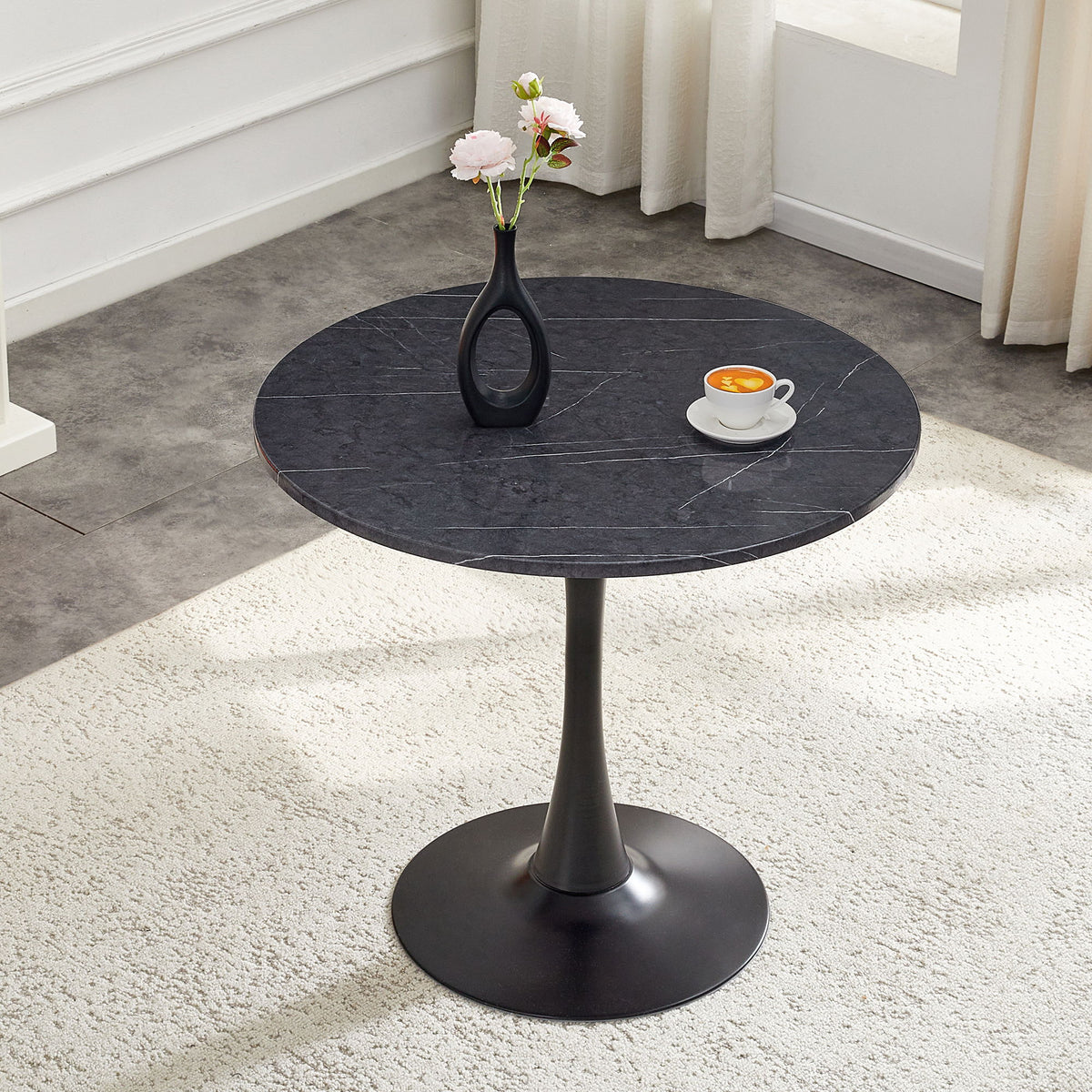 Ergonomic Round Dining Table For Kitchen