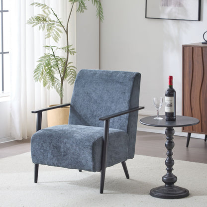 Modern Lounge Chair With Polyester Upholstery