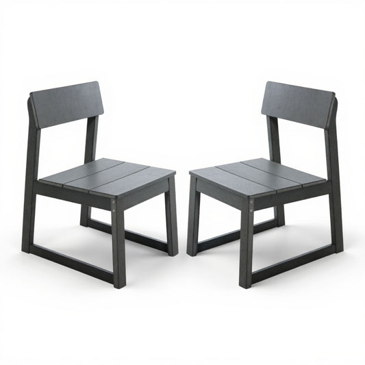All Weather Patio Dining Chairs (Set of 2)