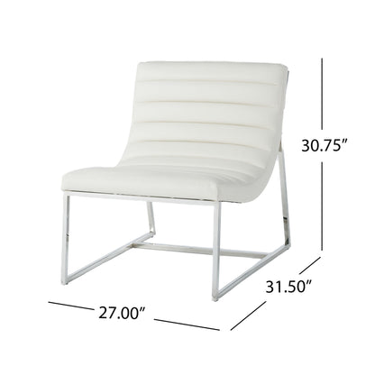 Wilmouth - Roll Occasional Chair - White