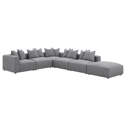 Amherst - Modular Sectional With Cushions - Gray