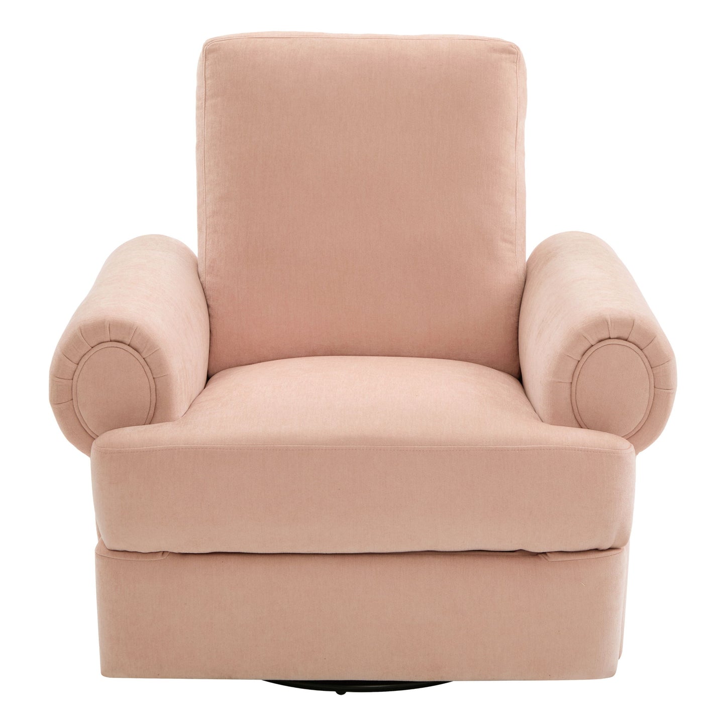 Manual Swivel Recliner Rocker Chair With Adjustable Backrest