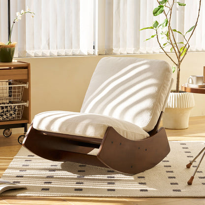 Comfortable High-Quality Upholstery Glider Rocking Chair