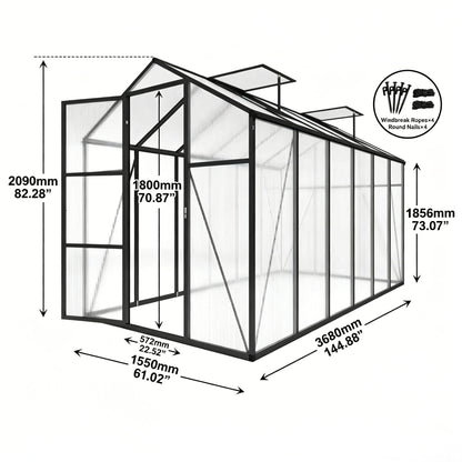 Gain Height Windproof house With Raised Base