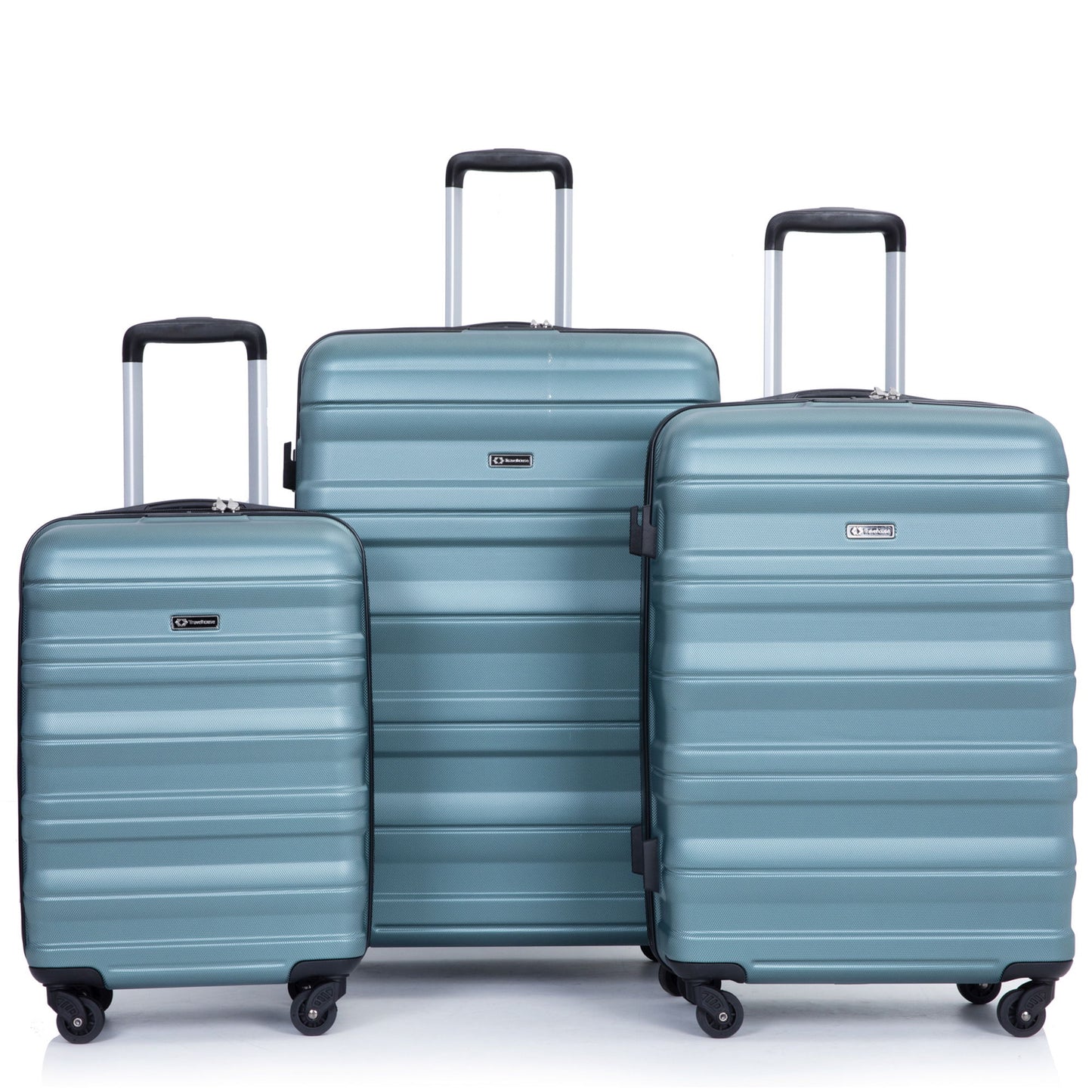 Expandable 3 Piece Luggage Sets Lightweight & Durable Suitcase, Spinner Wheels, Tsa Lock
