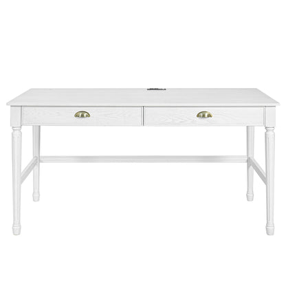 Modern Writing Desk With Drawers For Home Office