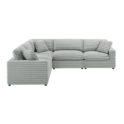 Jenny - 5 Piece Sectional - Gray