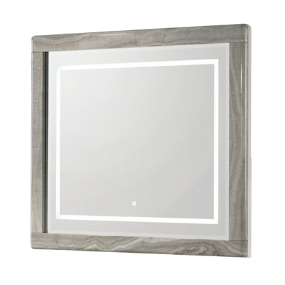 Jazz - LED Mirror With Touch Sensor Switch (Dresser Not Included) - White