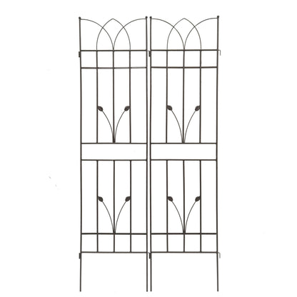 Metal Garden Trellis Rustproof For Climbing Plants Outdoor Flower Support