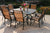 Dark Brown / 9 Pc. Table, 8 Chairs