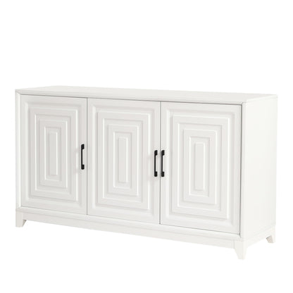 TV Stand, Media Console Cabinet With 2 Spacious Storage Space
