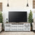 White / 99"W x 19"D x 34"H