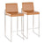 Light Brown / Faux Leather / 3 Pieces