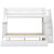 White / Twin over Full / Trundle