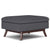 Dark Gray / 34.25"W x 26.4"D x 18.1"H / Fabric