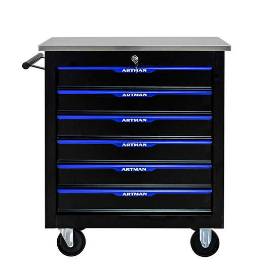 Drawer Multifunctional Tool Cart With Wheels