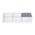 Pearl Silver / 236.22"W x 118.11"D x 78.74"H