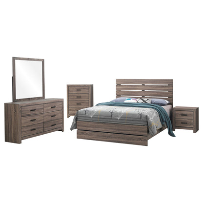 Geary - Slatted Headboard Panel Bedroom Set