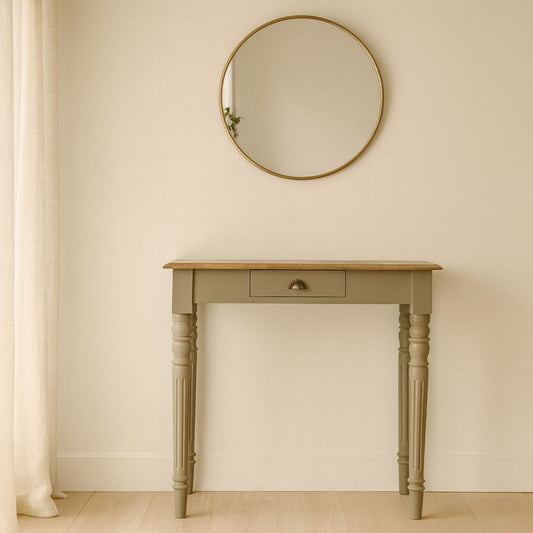 Hand Painted Writing Desk - Gray