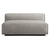 Cleon Unarmed Sofa, Tait Charcoal