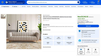 Lamattina - Modern Design Channel Tufted Sofa