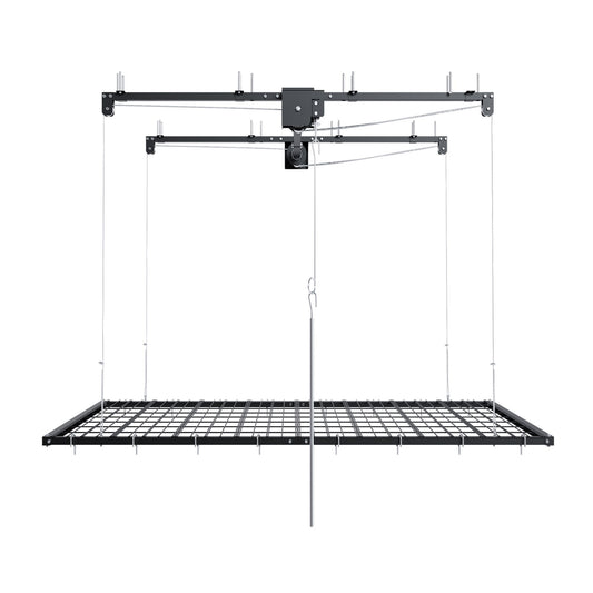 4 X 8 Ft Overhead Garage Storage Rack - Black