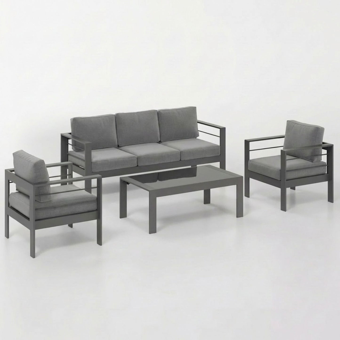 Outdoor Patio Set, All-Weather & Thick Cushions