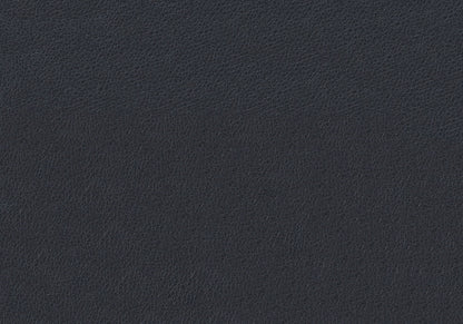 Close-up of the Dining Chair Side Upholstered for Dining Room (Set of 2), showcasing its dark textured leather surface with visible grain patterns for a subtle, natural look.