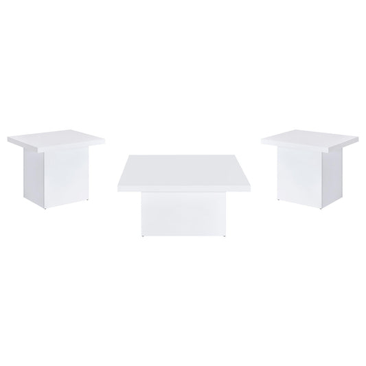 Eldridge - Coffee Table Set With Square Tops