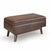 Dark Brown / 36.2"W x 18.1"D x 18.5"H / Faux Leather