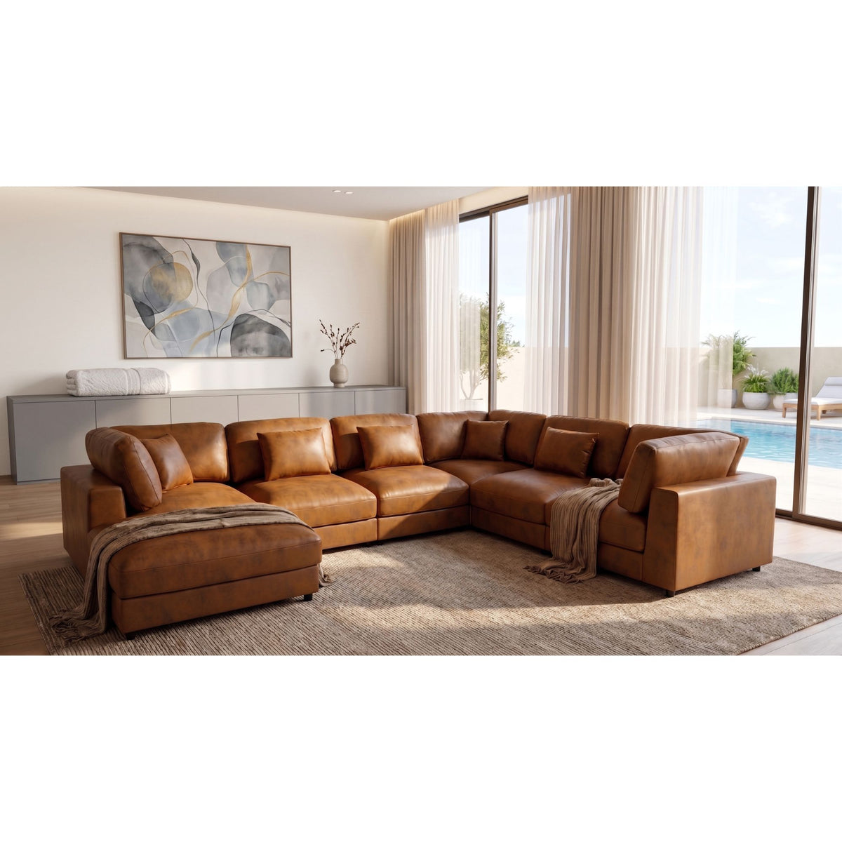 Modular Sectional With Removable Cushions