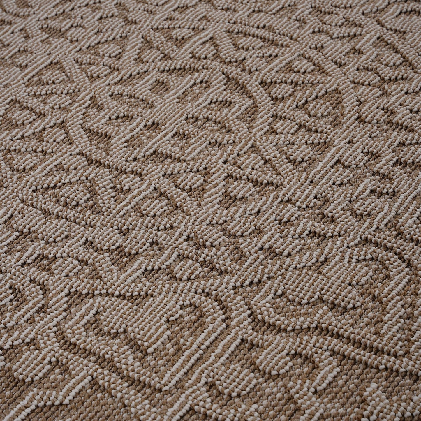 Guros - 8' X 10' Medallion Indoor / Outdoor Area Rug - Beige