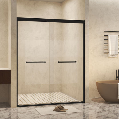 Double Sliding Shower Door With Explosion Proof Film
