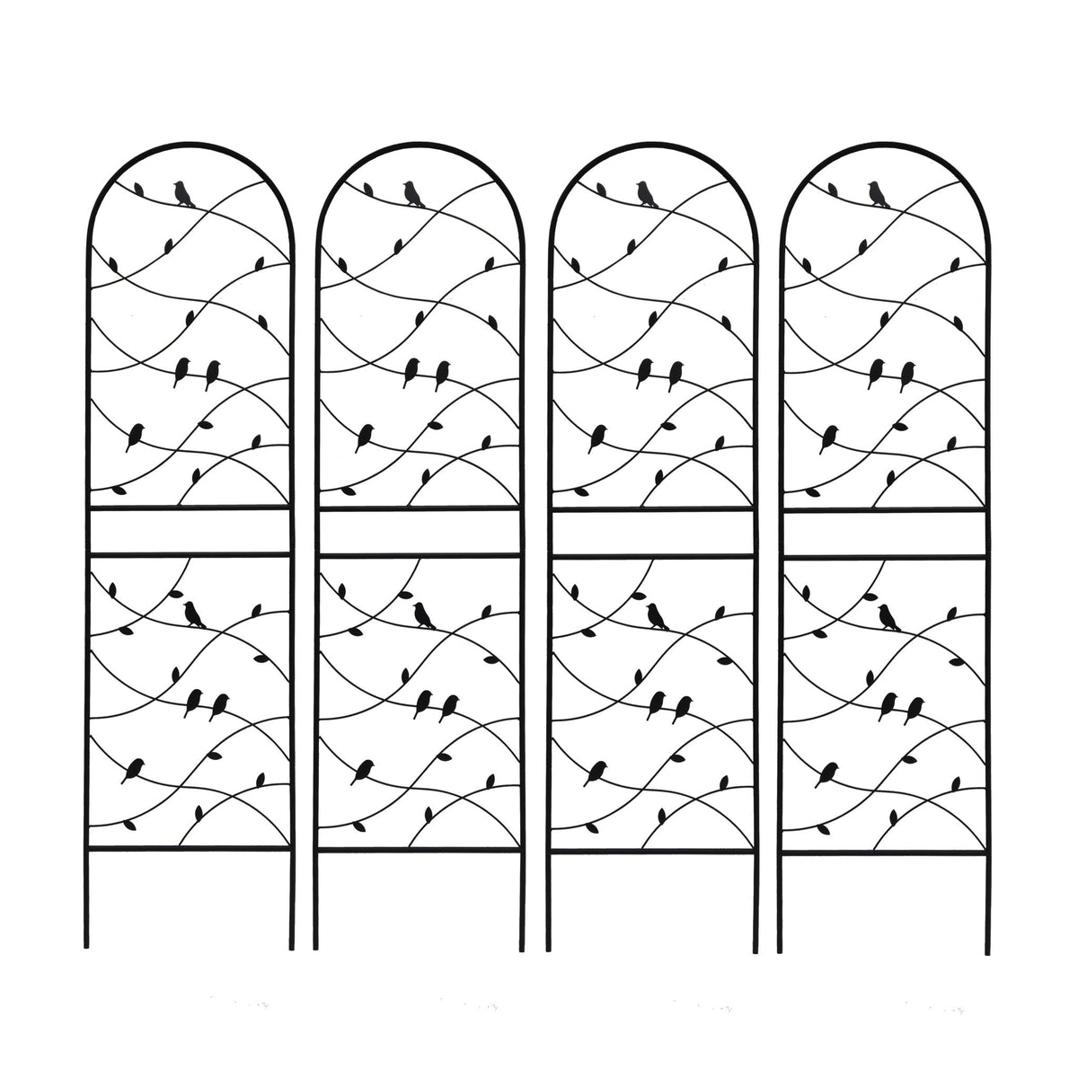 Garden Rustproof Trellis For Climbing Plants