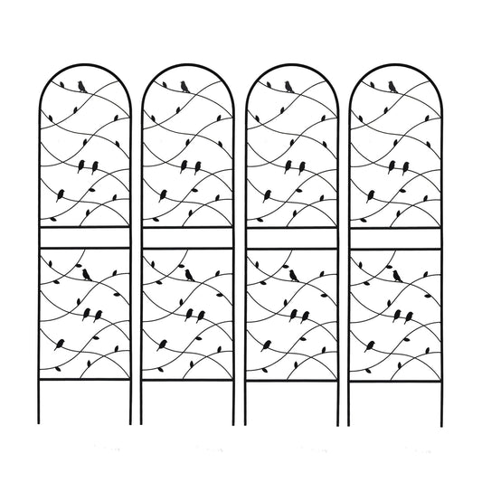 Garden Rustproof Trellis For Climbing Plants