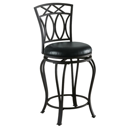 Swivel Stool With Upholstered Seat