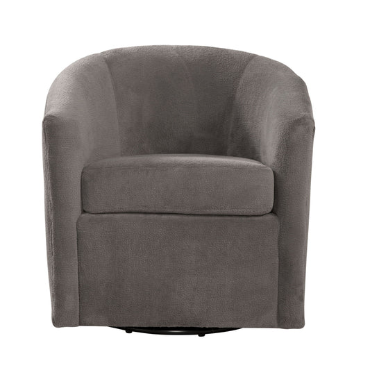 Oaklynn - Barrel Style Swivel Accent Chair