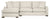 Sumner ivory / Charcoal stain