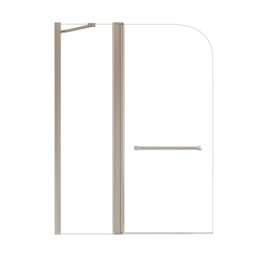 Shower Doors For Bathtub With Tempered Glass