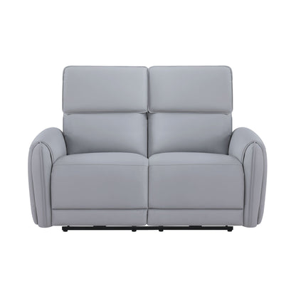 Jeromie - Power Motion Loveseat With USB Port - Gray