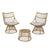 Light Brown / 3 Pc. 2 Chairs, Table