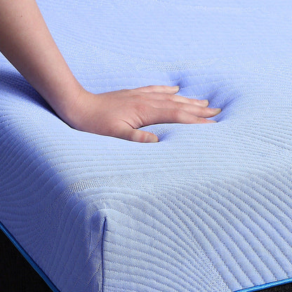 Refresh - 12" Queen Size Flex Head Memory Foam Hybrid Mattress And Adjustable Base Bundle - Blue