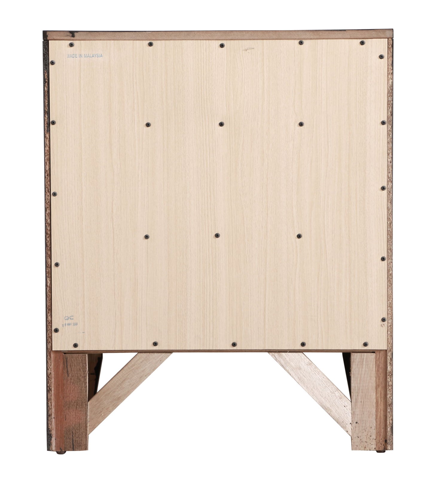 The Marilla Nightstand is a wooden box-style nightstand that comes with screws for easy assembly.